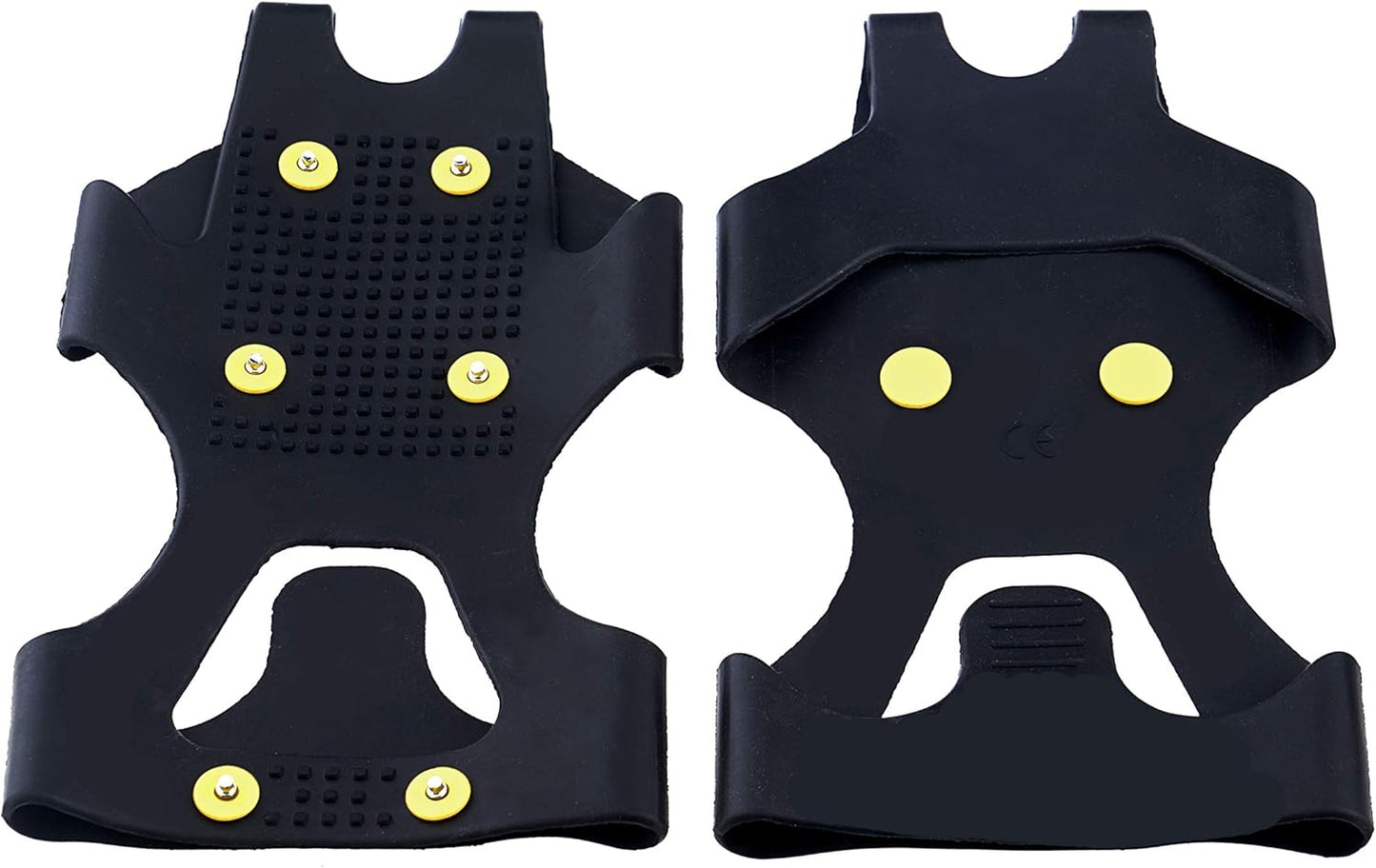 Snow Ice Cleats Snow Grips Shoe and Boot Cleats Easy Slip-On Grip Rubber, 6 Anti-Slip Studs Protection, Hike or Walk Traction Cleat Rubber Spikes, Ice Snow Mud Teeth Cleats. by Superio…