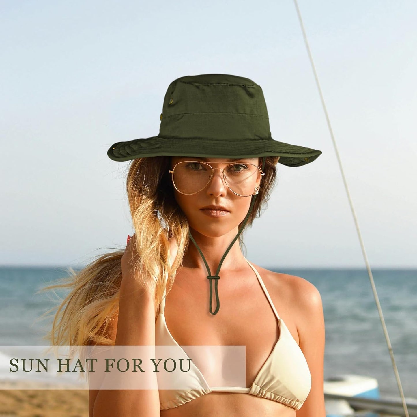 UPF 50+ Sun Hat | Foldable Boonie Hat for Men & Women | Fishing & Hiking