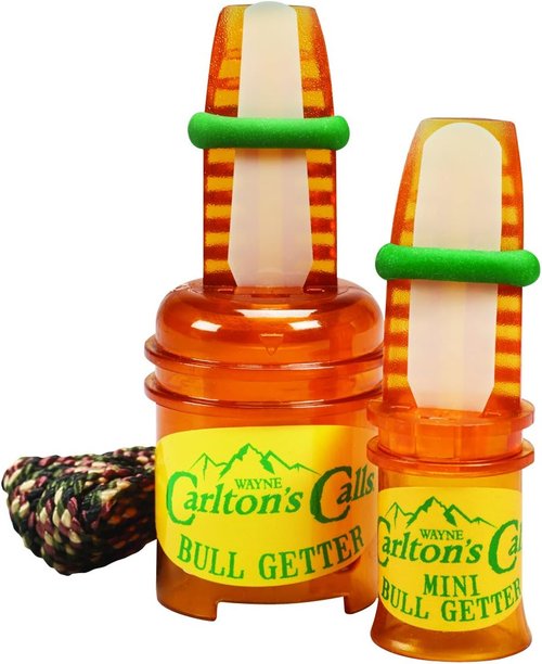 Hunters Specialties Bull Getter and Mini Bull Getter Combo Hunting Calls - Realistic Wide Range of Bull Stimulating Sounds (Lanyard Included)