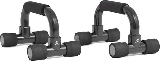 ProsourceFit Push-Up Bars (Set of 2)-Lightweight plastic handles with cushioned foam grips and slip resistant base