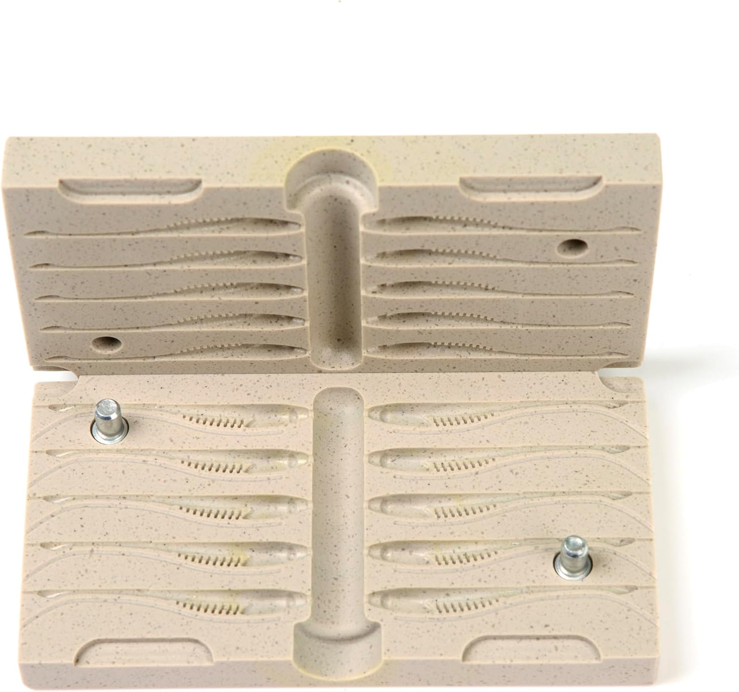 FatFish F01-10C Bait Mold Soft Plastiс Lure Making Injection Mold for Do-It Fishing Lures 2"