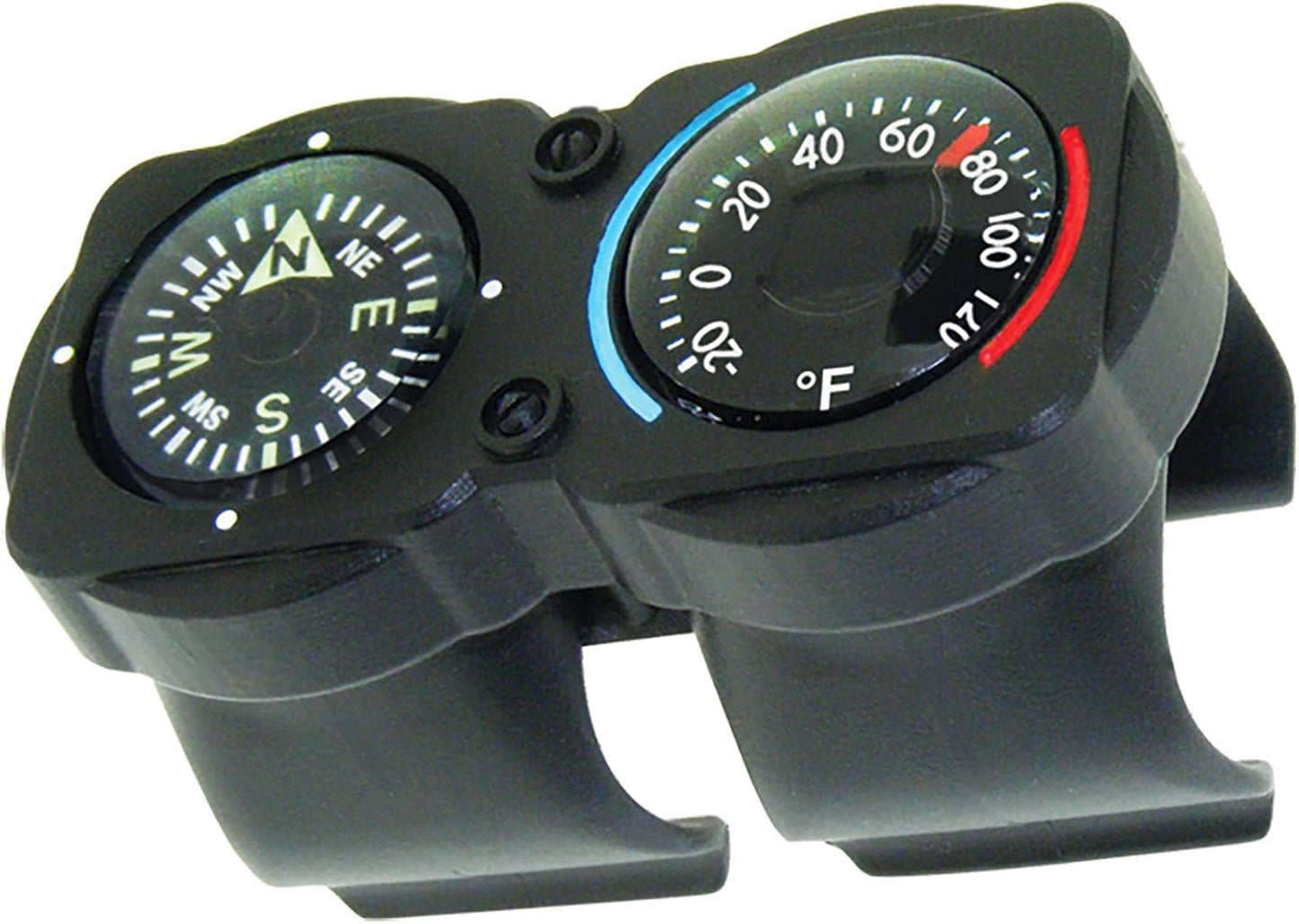 Sun Company CyclGage Bike Thermometer and Compass | Bicycle Handlebar Accessory