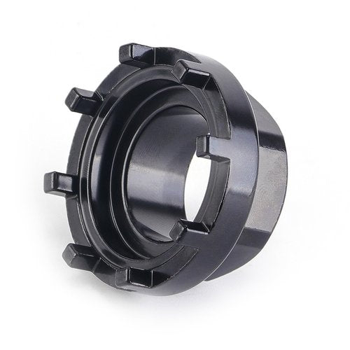 SONZUIA Bike Bottom Bracket Chainring Lockring Removal Tool Compatible with Shimano Octalink, ISIS Drive, Bosch Gen 3 and 4, Brose 8 Notch 43.5mm Outside Diameter