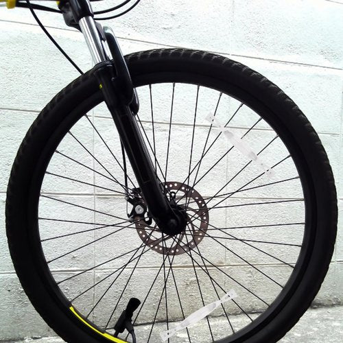 Happyyami Silver Wheel Reflector for Bikes - Night Safety Bicycle Reflectors Easy to Install Spoke Lights Waterproof Plastic for Road and Mountain Bikes