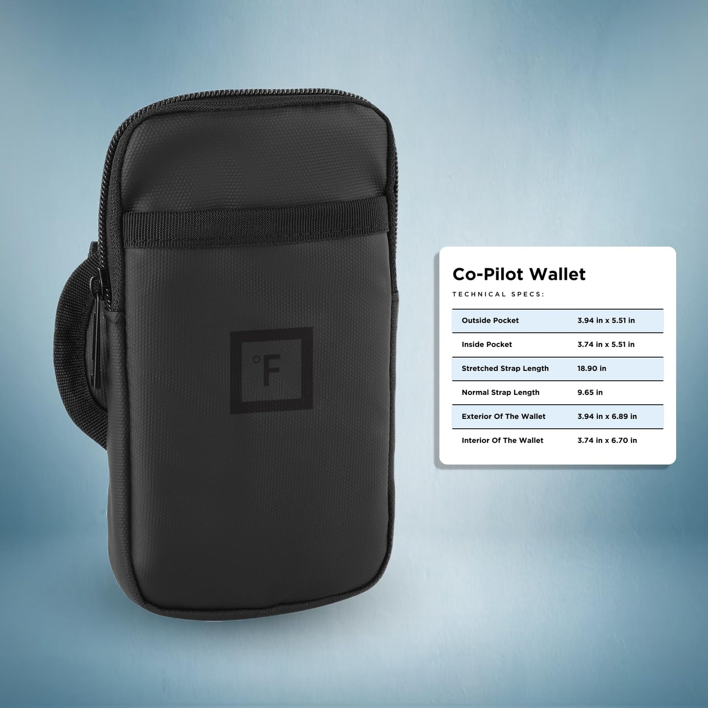 IRON °FLASK Water Bottle and Tumbler Wallet for On-the-Go Storage - Water Resistant, Adjustable, Organized Compartments, Stylish - Perfect for Active Lifestyles - 4 x 6.9 inches