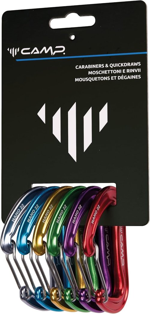 CAMP Nano 22 Carabiner Rack Pack, Multi-Coloured, One Size (5247900)