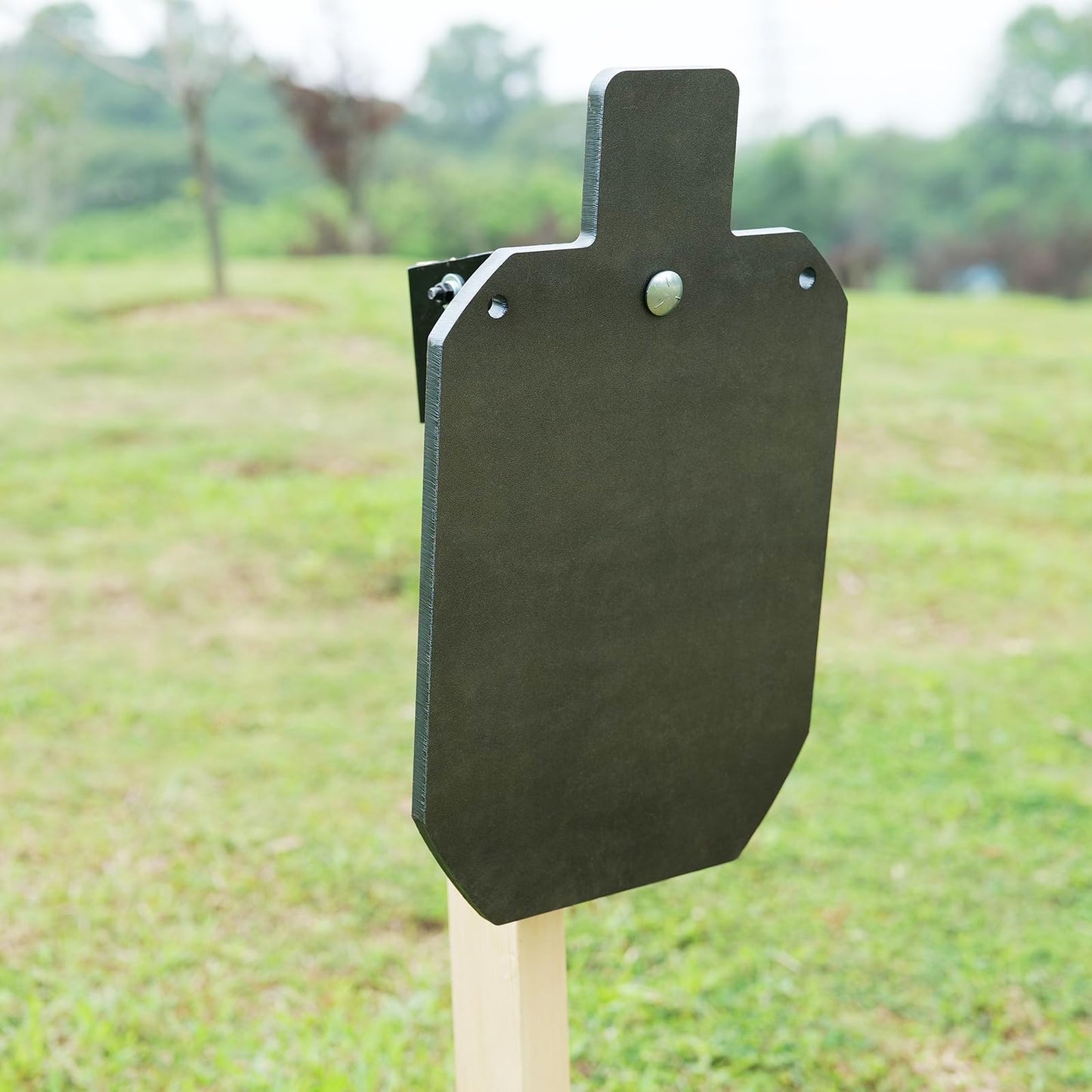 FULLBOW Steel Targets for Shooting, AR500 Metal Gong Target 3/8 inch Thick, High Caliber Torso Silhouette Metal Target for Precision Shooting