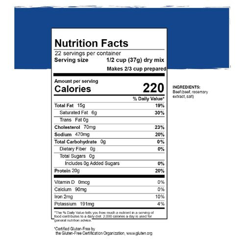 Mountain House Cooked Ground Beef | Freeze Dried Survival & Emergency Food | #10 Can Pork Sausage #10 Can | Freeze Dried Survival & Emergency Food | 25 Servings