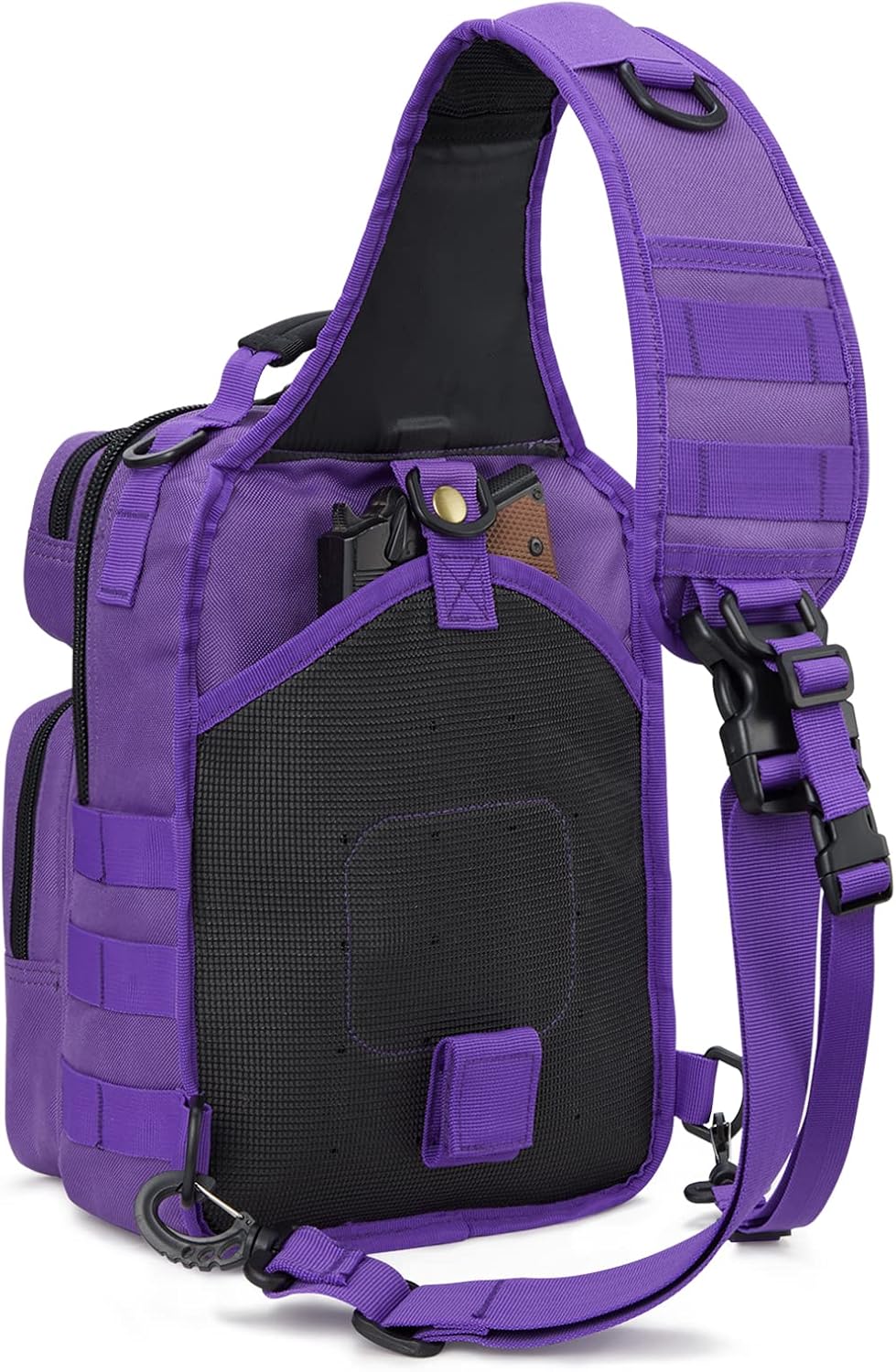 G4Free Tactical Sling Bag Backpack Military Rover Shoulder Sling Pack Molle EDC Small Crossbody Chest Pack