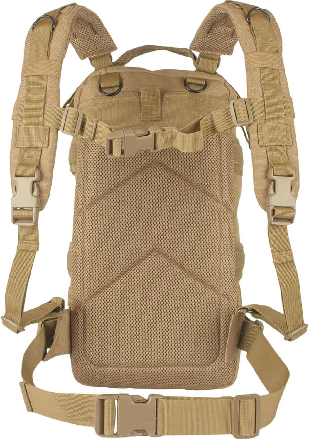 Fox Outdoor Products Medium Transport Pack | 29L Tactical Backpack with Organizer Pockets, MOLLE Webbing & Hydration Sleeve, Coyote
