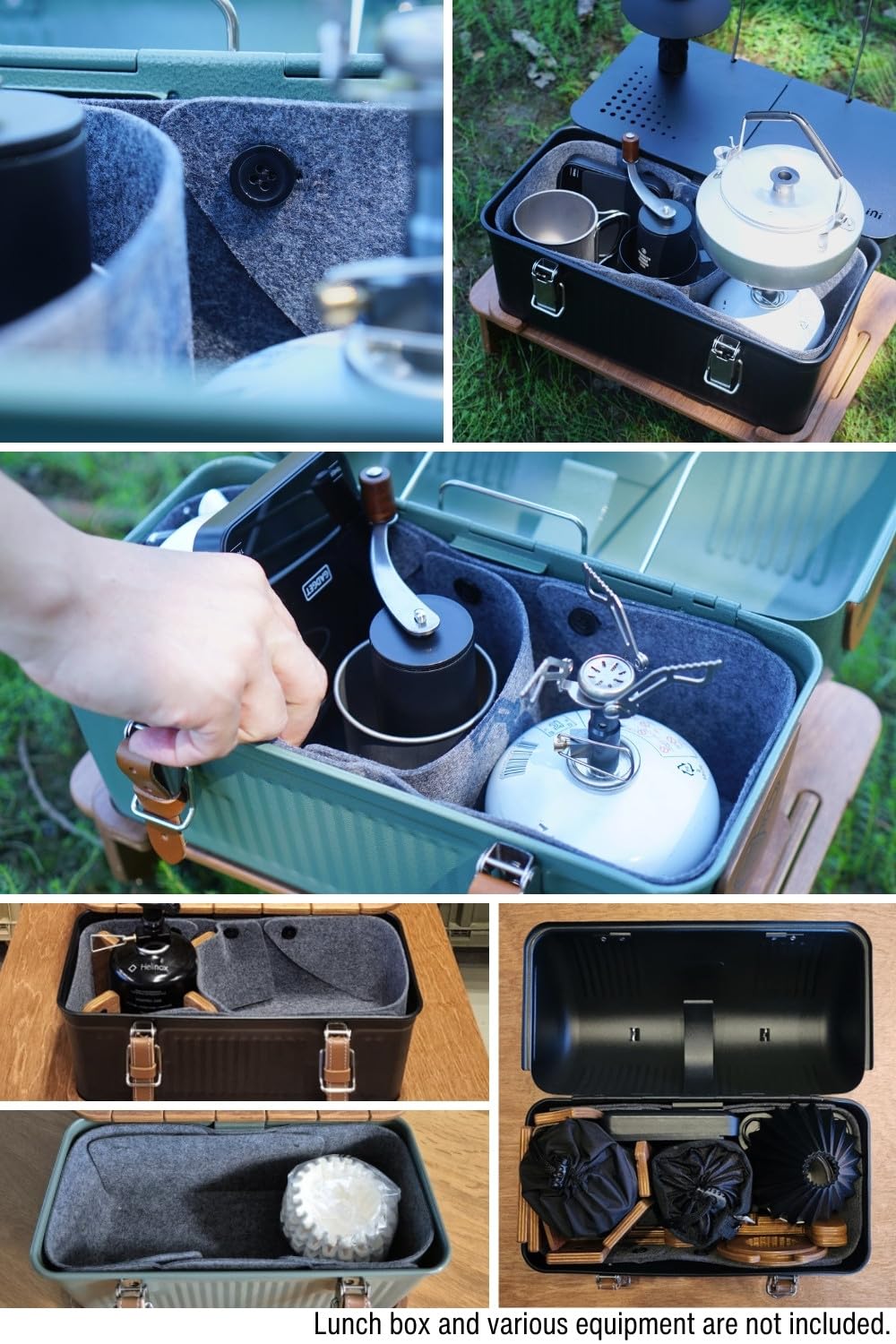 Generic PUPACAMP Quilted inner pouch Compatible with Stanley Lunch Box 10qt(9.5L), Gray