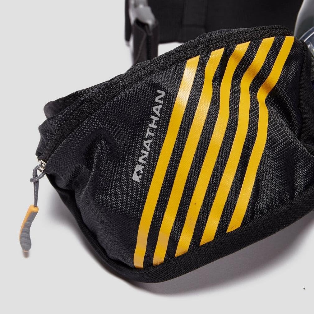 Nathan Swift Plus Hydration Belt with 10 oz Flask for Running & Workouts, with Zip Pocket to Pack Essentials, Ultra-Light Travel, 7 oz