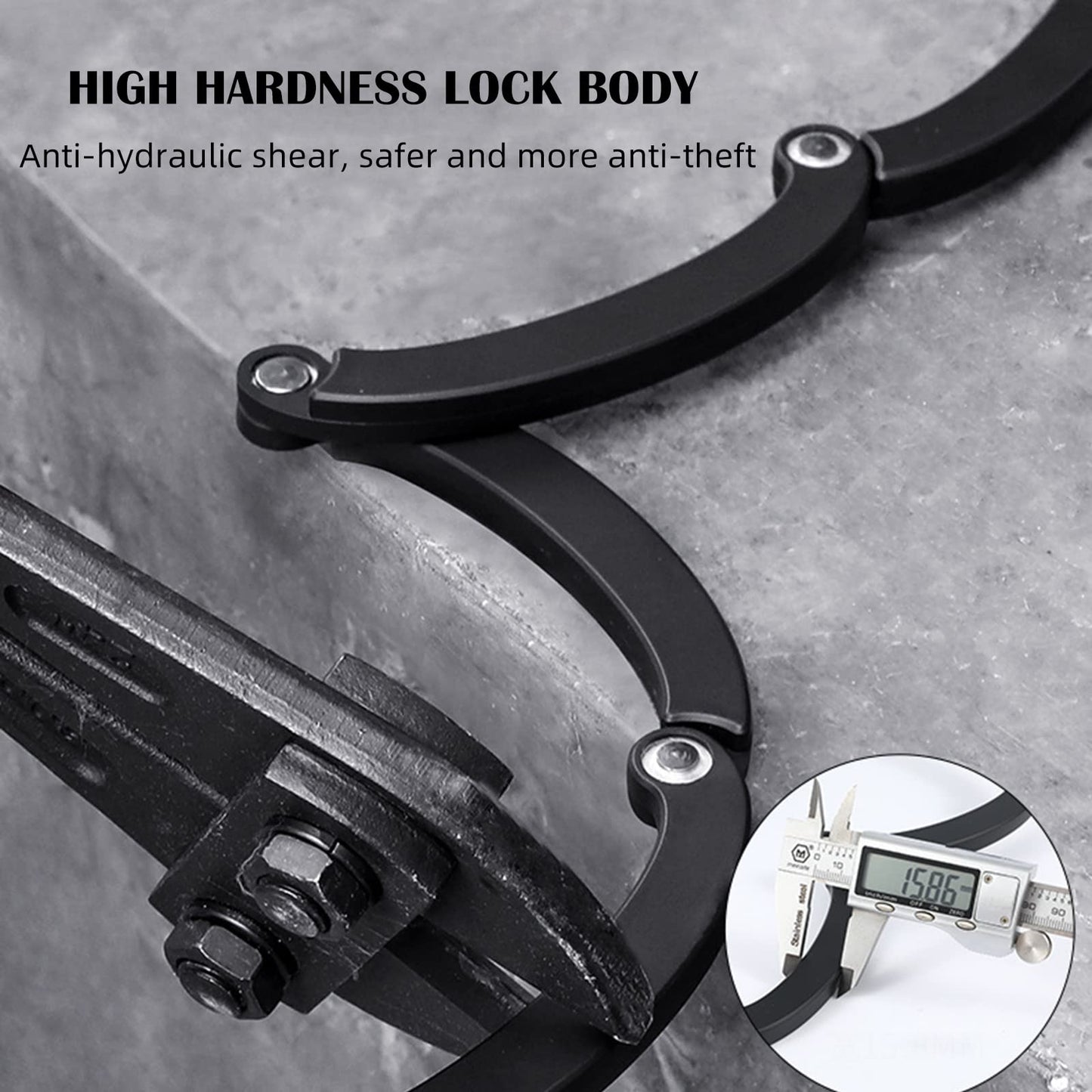 kingsea Bike Foldable Lock, 4-Digit Anti Theft Combination Bicycle Lock,2.8 FT(85CM) Strong Bicycle Locks, Security Level 6 Heavy Duty Compact Folding Bike Lock,Bicycle Chain Lock with Bracket