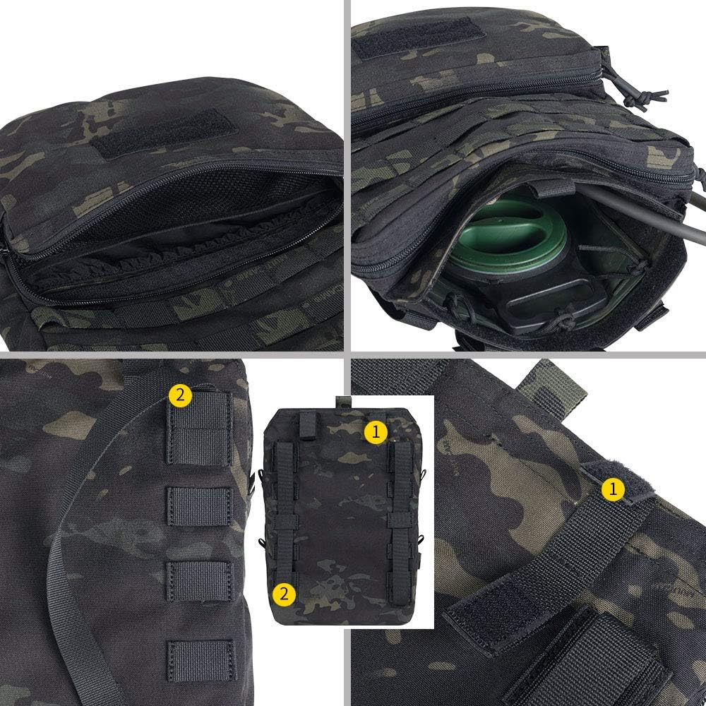 EXCELLENT ELITE SPANKER Tactical MOLLE Hydration Pack for 3L Hydration Water Bladder Molle Vest Accessory
