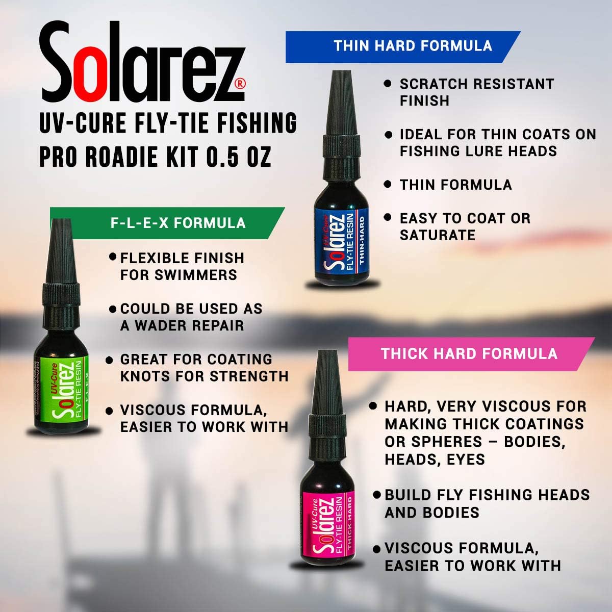 SOLAREZ Artisan Epoxy Resin Kit - Clear, UV-Resistant, 16 oz for Crafts & Repairs