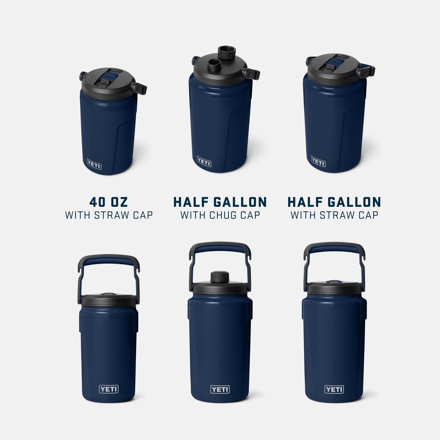 YETI Silo Half Gallon Insulated Straw Cap Water Jug – Leakproof, Lightweight Sports Bottle with Fence Hook Handle – Keeps Drinks Ice-Cold – Ideal for Gym, Sports & Tournaments, Rescue Red