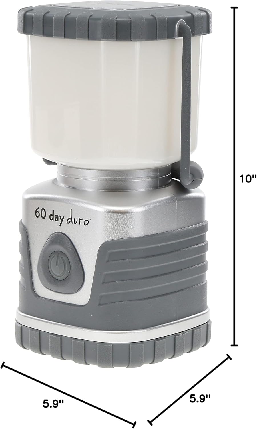 60-Day Duro LED Portable Lantern - 1200 Lumen, Lifetime Bulbs, Ideal for Camping & Emergencies