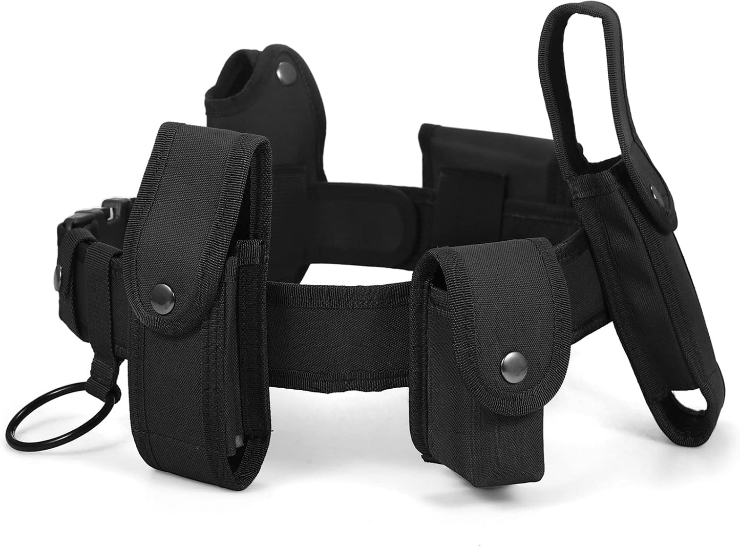 Modular Duty Belt with Pouches & Holster for Law Enforcement, Security & Hunting