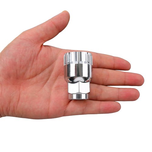 YCeru Bike Bicycle Bottom Bracket Removal Tool Standard 20-Tooth Tool for Shimano Octalink ISIS Splined FSA LP VP Bottom Brackets(2 Pack, Silver)