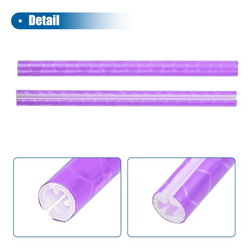 X AUTOHAUX 36 Pcs Purple Bicycle Reflector Reflective Version Durable ABS Night Visibility Cycling for Bike, Mountain Bike, Wheels, Wheelchair