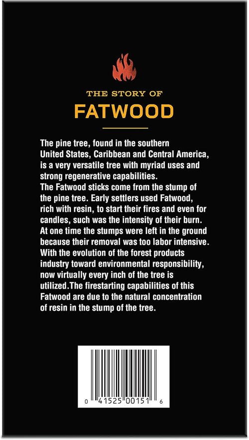 100% Natural Fatwood Firestarting Sticks - 5 lb Pine Mountain StarterStikk for Campfire, Fireplace & Fire Pit