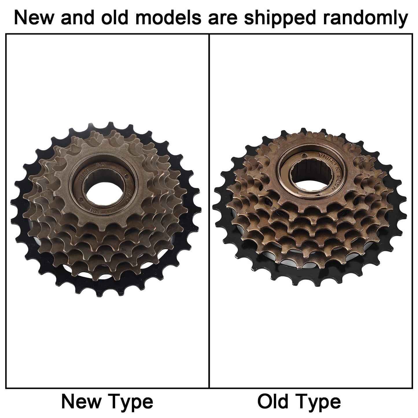 7 Speed Freewheel Stainless Steel Freewheel Cassette Sprocket for Mountain