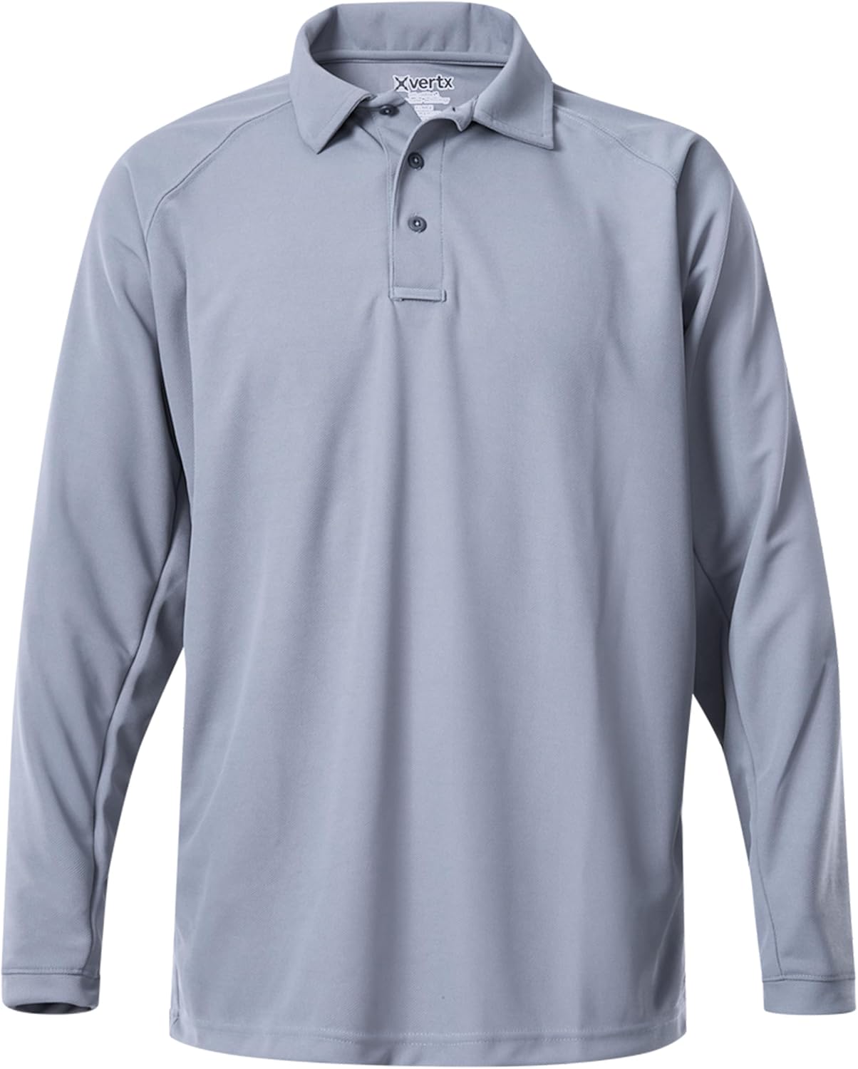 Vertx Mens Tactical Polo Shirt, Long Sleeve T-Shirt, Breathable, Tactical Clothing Gear, Police, Security, Relaxed Fit