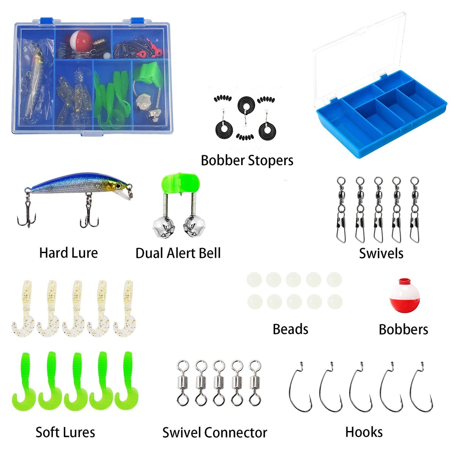 Aventik Kids Fishing Pole - Kids Fishing Starter Kit - with Tackle Box, Reel, Practice Plug, Beginner's Guide and Travel Bag for Boys, Girls (1.5M, Pink (Rod Kit))