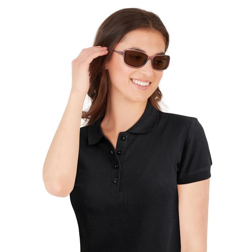 Oakley Women's OO9301 Cohort Rectangular Sunglasses, Matte Transparent Berry/Prizm Bronze, 62 mm