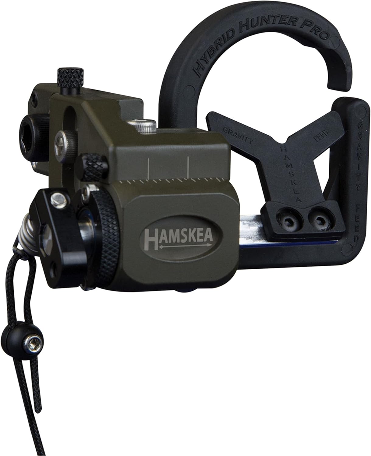 HAMSKEA ARCHERY SOLUTIONS Hybrid Hunter Pro Micro Tune/Drop Away Recurve Compound Arrow Rest for Bowhunting