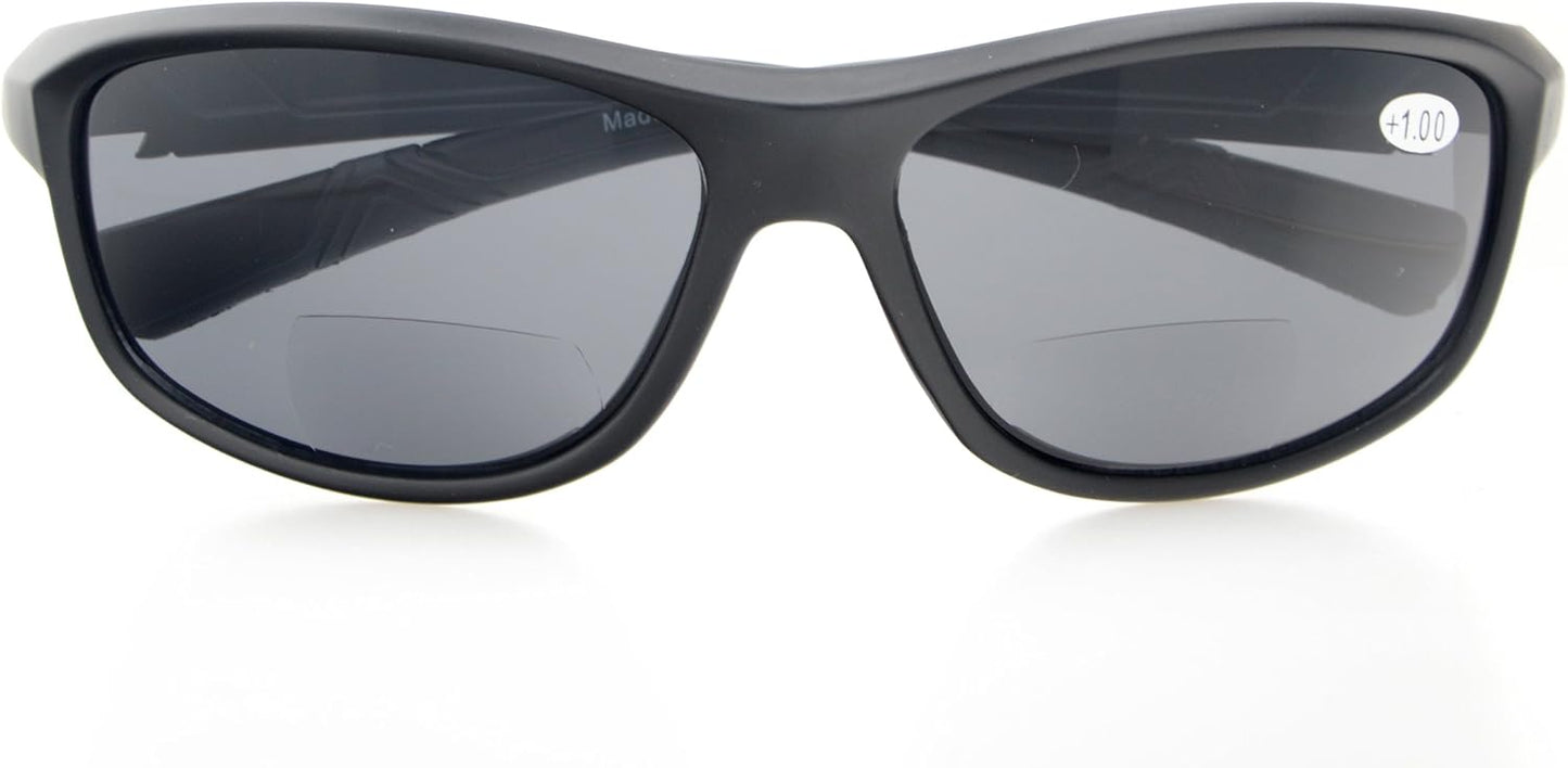 Eyekepper Sports Bifocal Sunglasses TR90 Unbreakable Outdoor Readers