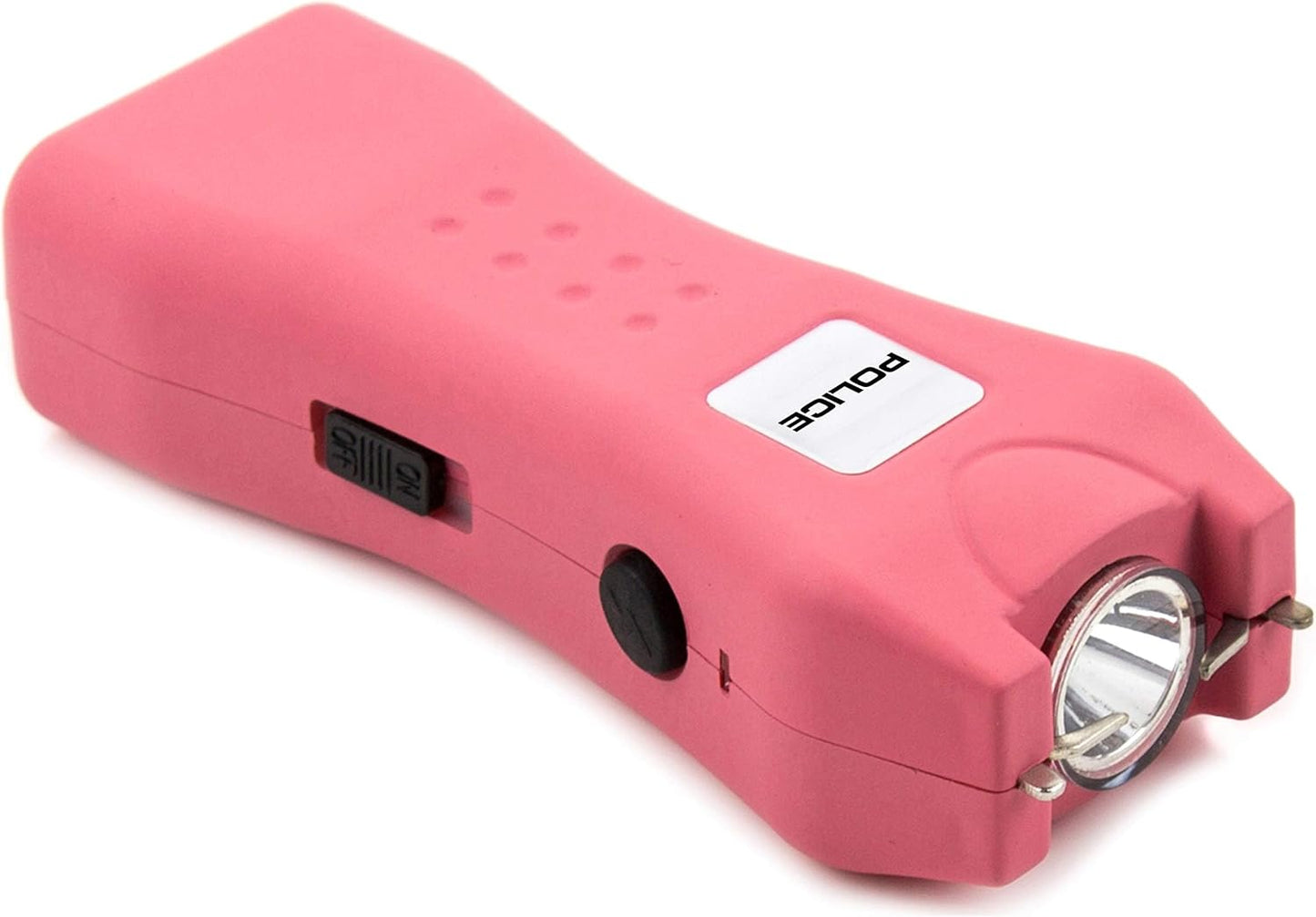 Police Stun Gun for Self Defense 618 – High Voltage Mini Rechargeable with LED Flashlight, Compact & Heavy Duty – Personal Security for Women - Pink