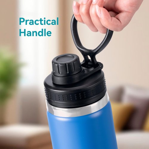 Soledea Spout Lid Replacement Chug Lid for Hydroflask, Simple Modern, Iron Flask and Other Wide Mouth Water Bottles