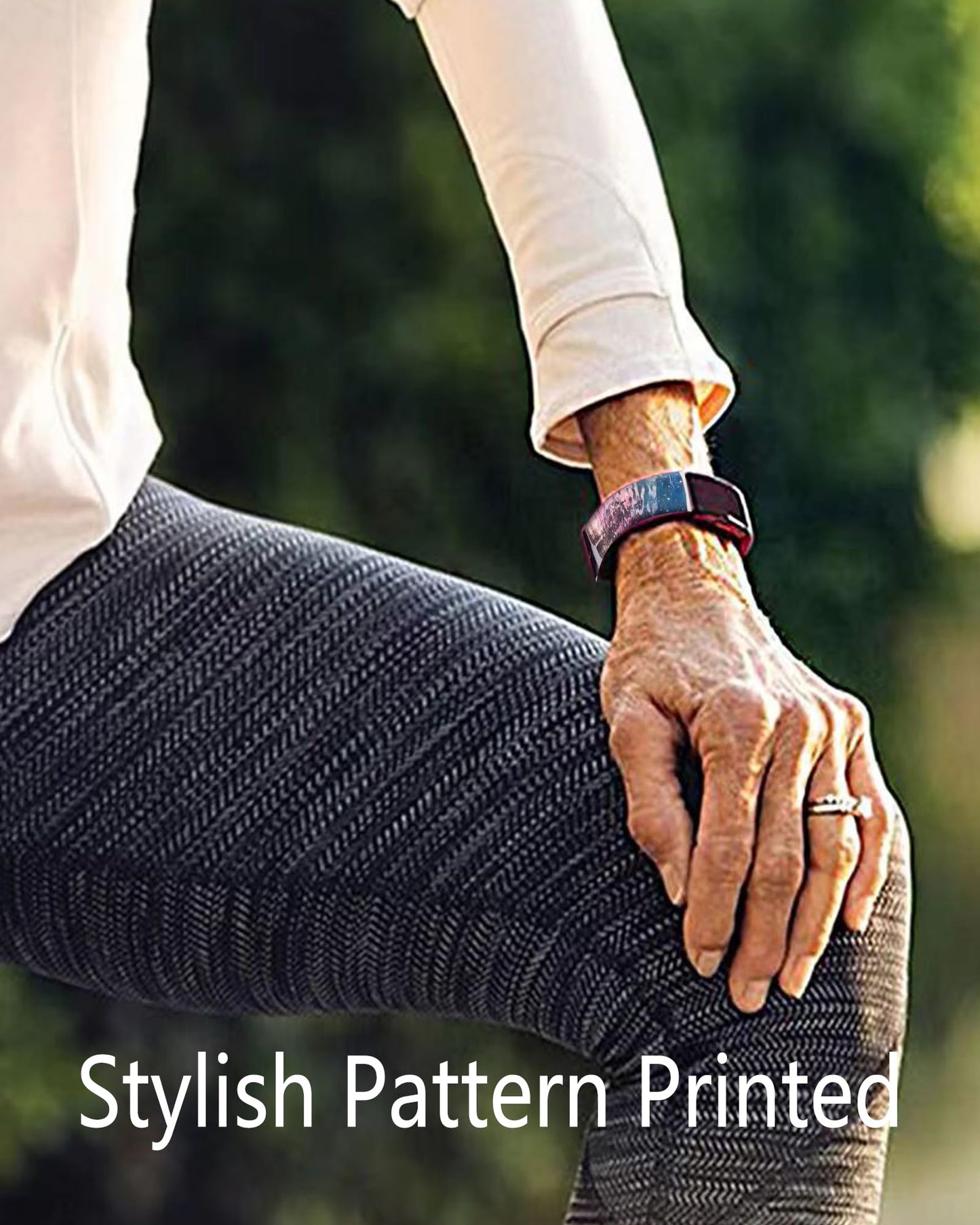 ALTEKO Bands Compatible with Charge 4 / Charge 3 / Charge 3 SE for Women Men, Soft Silicone Sport Replacement Band, Cute Wristbands Strap Fitness Sport Band, Sea Forest