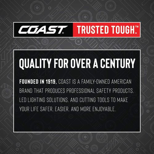 COAST® EAL17 460 Lumen LED Emergency Area Light, 50 Hour Runtime, Dual Color, 4 x D, Multicolor