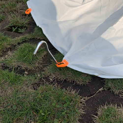 SUV Tent Van Camping Nomadic Camper Sleeping Take Shower or Change Clothes in Vehicle Water-Repellent and Lightweight Portable Bag Set up Size: L.W.H: 148x148x230 Centimeters (White)