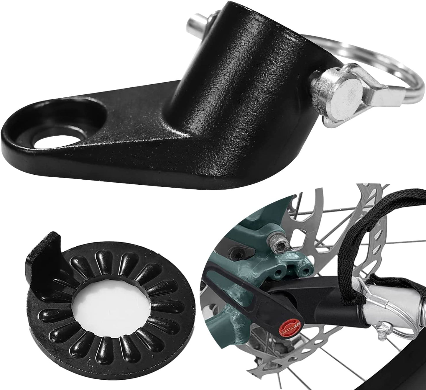 Ansxder Bike Trailer Hitch Coupler for Instep and Schwinn, Black, Multi-compatible, Strong and Durable, Easy to Install, For Kids/Dog, 50 lbs Capacity, Unisex, Bike Trailer