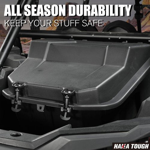 HAKA TOUGH 69 QT Cargo Box for Polaris RZR XP 1000/XP 4 1000/900 2014-2023 Rear Storage Cargo Box UV Resistant Polyethylene Utv Storage Accessories OEM #2881193