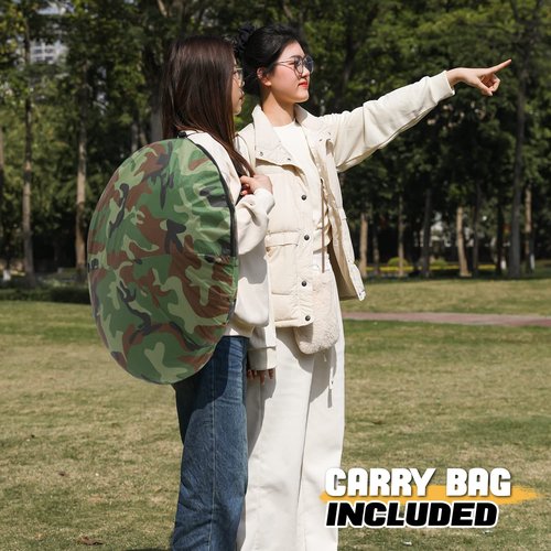 MoNiBloom 1-2 Person Camping Tent Lightweight Backpacking Dome Tent Waterproof Windproof Two Doors Easy Setup Double Layer Outdoor Tents for Family Camping Hunting Hiking Travel, Camouflage