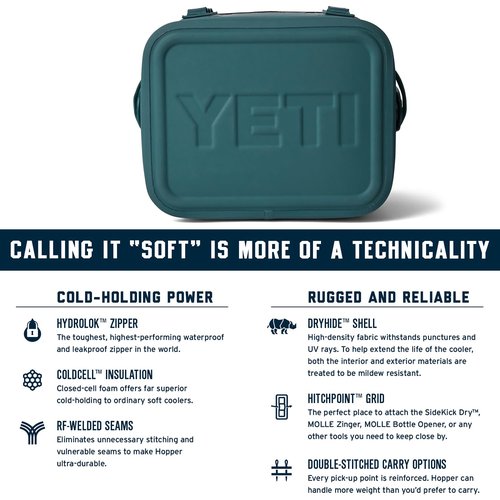 YETI Hopper Flip 12 Portable Cooler, Agave Teal