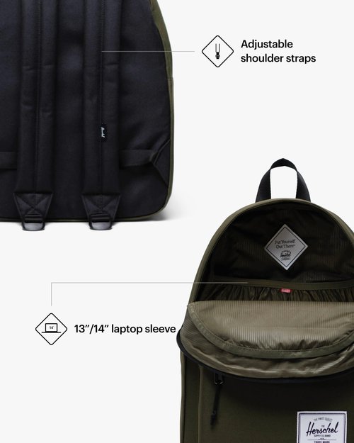 Herschel Supply Co. Classic Backpack, Ivy Green, One Size