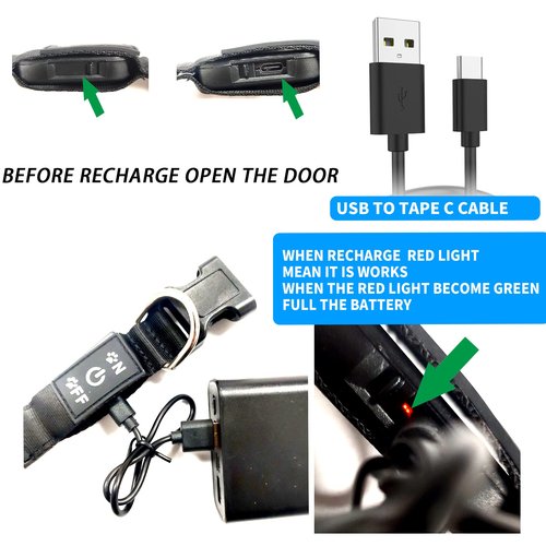 USB REACHRGEABLE Led Pendent for ladies bag, 15 mode color changing Double Side Flash Pendant for students bag (CROSS, BLACK)