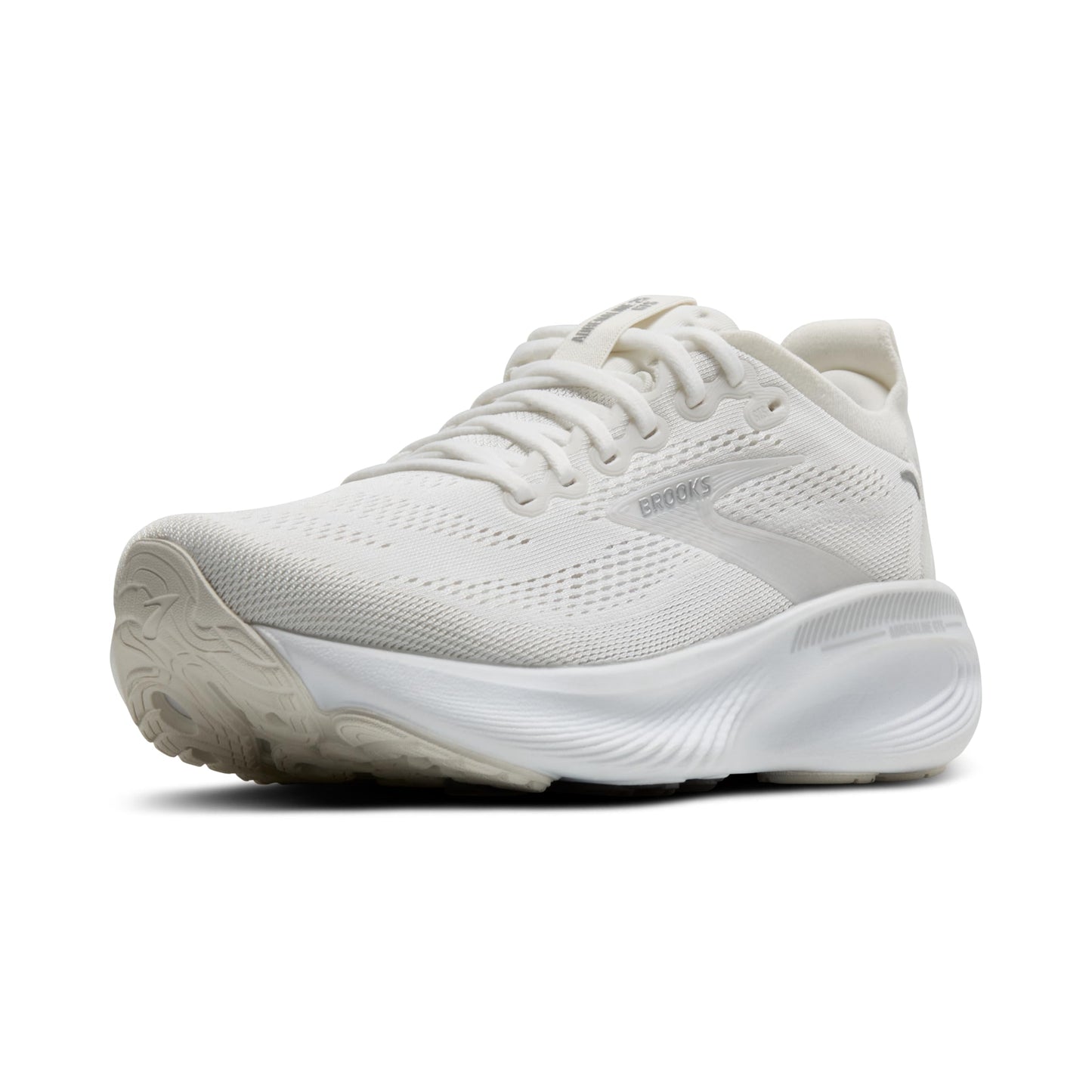Brooks Women’s Adrenaline GTS 25 Supportive Running & Walking Shoe - White/White/Silver - 11.5 Wide