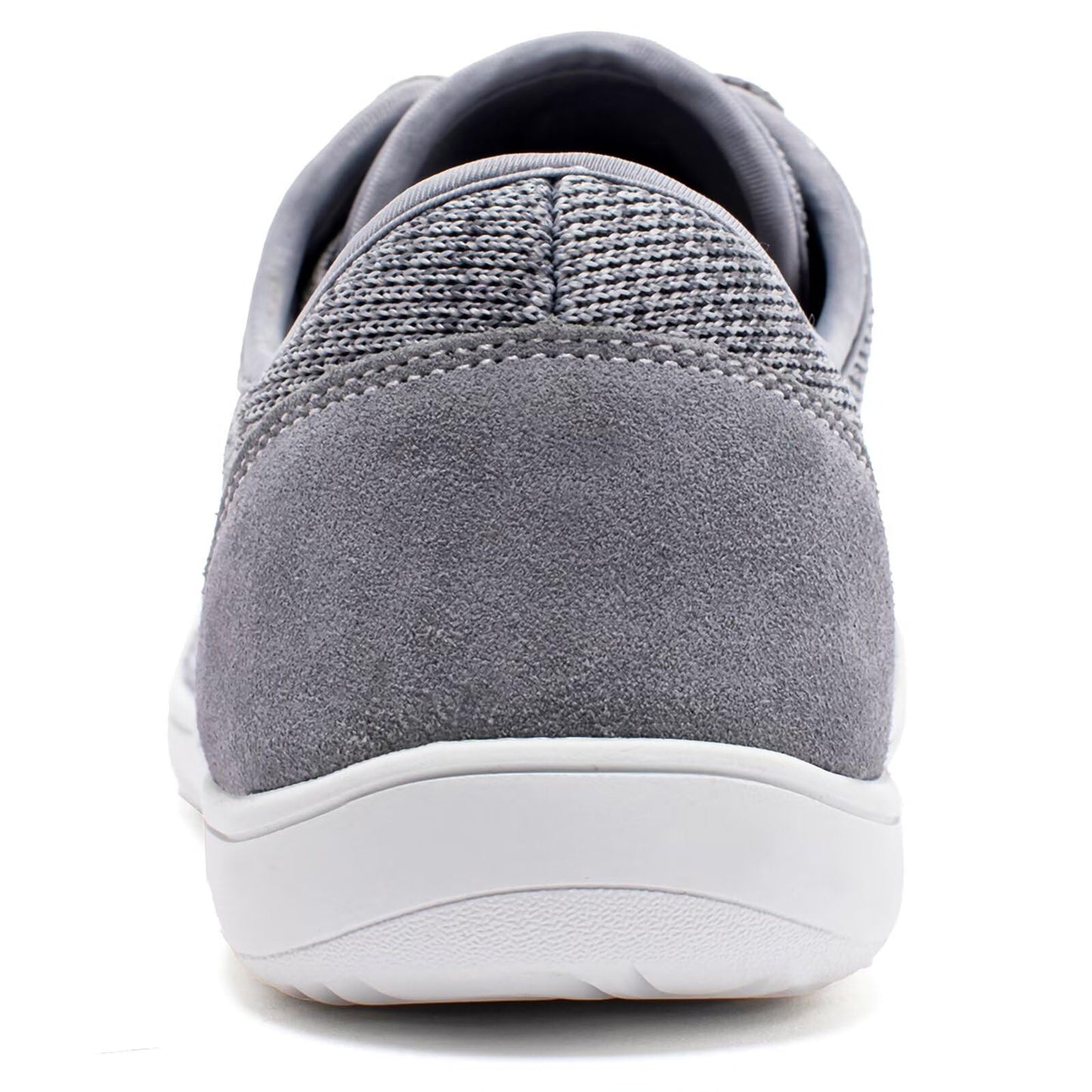 HOBIBEAR Wide-Toe-Box Barefoot Shoes for Mens Womens Minimalist Breathable Trail Running Walking Shoes Light Gray 12.5 Wide Women/11.5 Wide Men