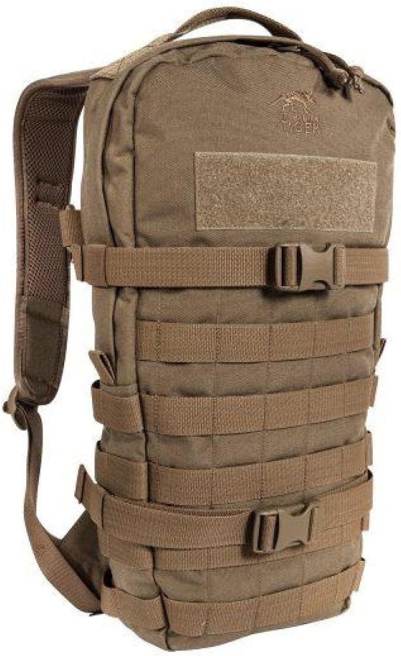 Tasmanian Tiger Essential Pack MKII Tactical Backpack - Molle System Equipped - Adjustable Sizing with 9-Liter Capacity, Coyote
