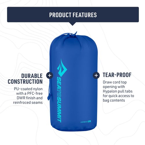 Sea to Summit Lightweight Stuff Sack Set, 5 Liter, 8 Liter, and 13 Liter