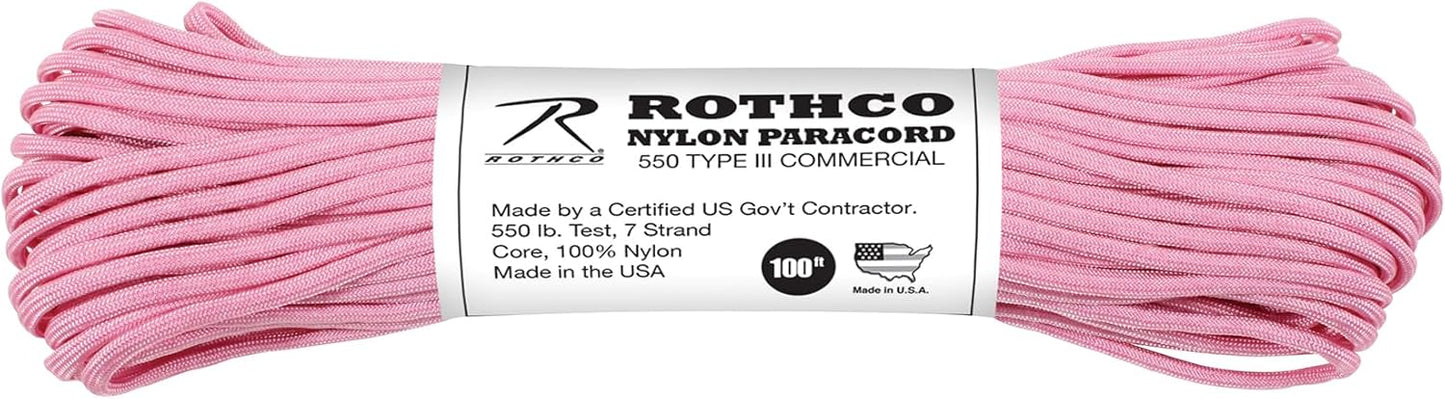 Rothco 193 Cord 550LB Nylon 100 FT/Coyote Brown