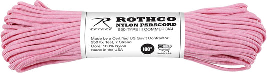 Rothco 193 Cord 550LB Nylon 100 FT/Coyote Brown