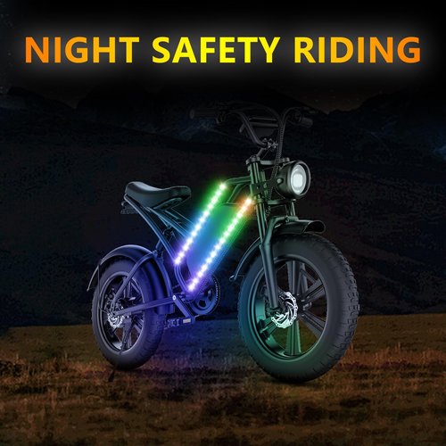 Bike Lights,(2 Strip) Can Be Cropped, Bike Lights for Night Riding Ultra Bright Waterproof.for Adults Kids Boys, and Girls Outdoor Bike Lighting Accessorie