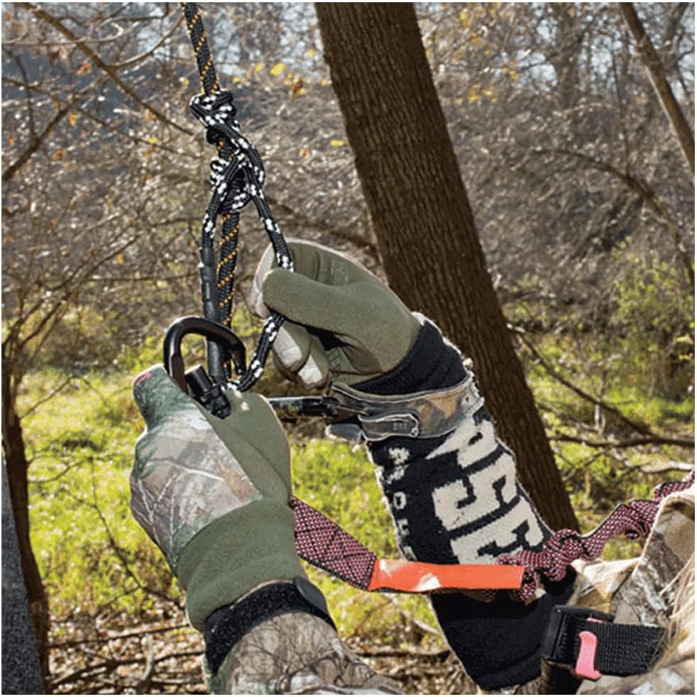 Muddy Safe-Line 30' Durable Nylon Outdoor Hunting & Treestand Safe System for Tree Climbing - Single Pack